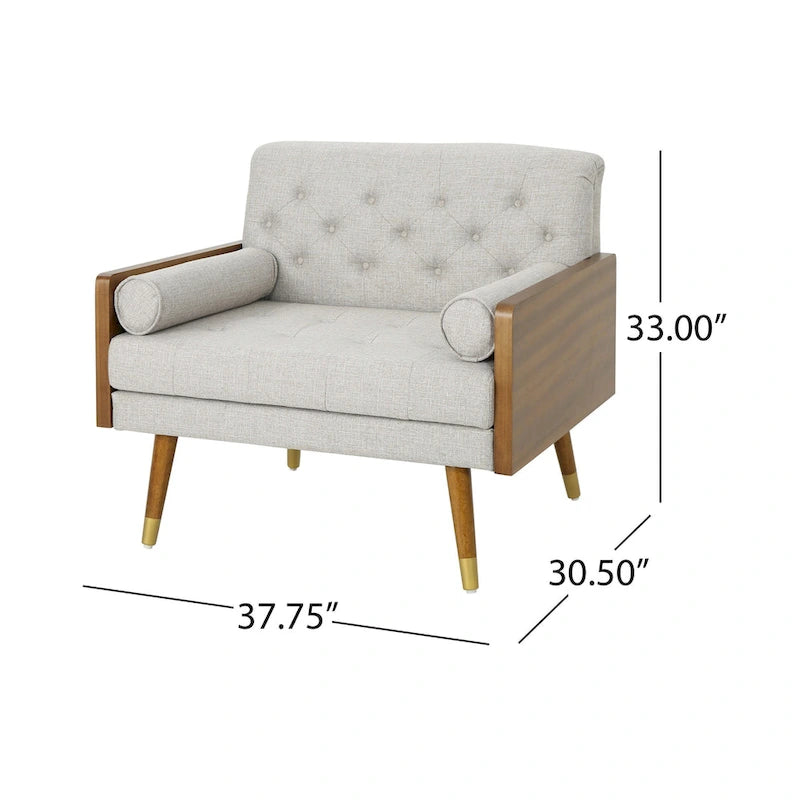 Fauteuil confort style Mid-Century