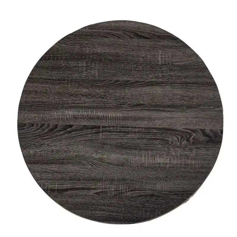 Tables basses gigognes rondes effet miroir pour salon - 81 x 81 x 43 cm