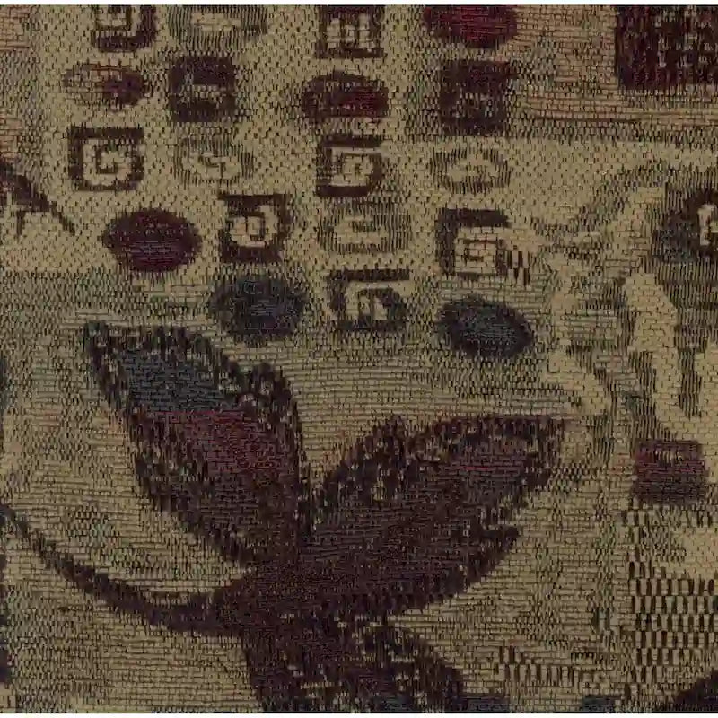 Fauteuil à bascule en rotin Bali avec coussin en chenille