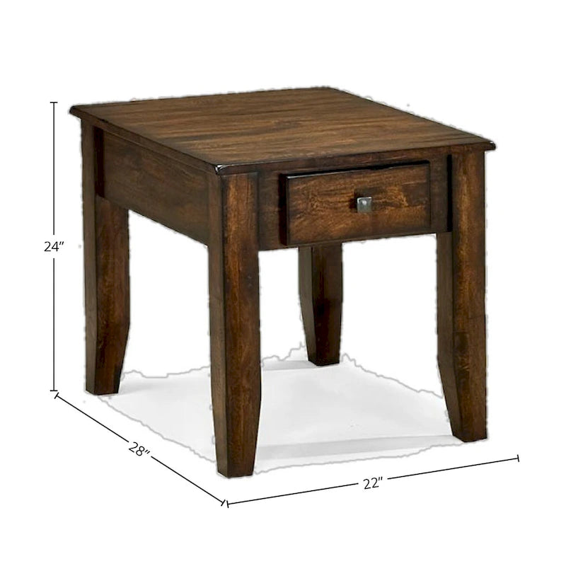 Table d'appoint en manguier