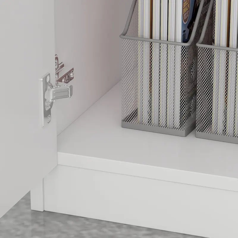 Bureau avec tiroir de réception et une porte