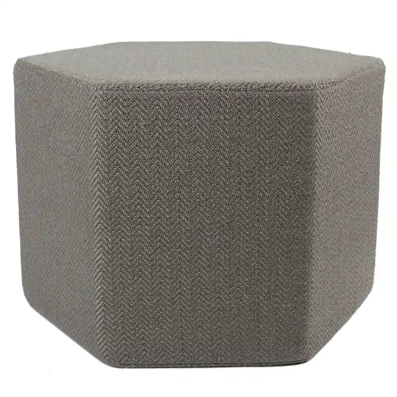 Pouf / Coussin de sol gris uni
