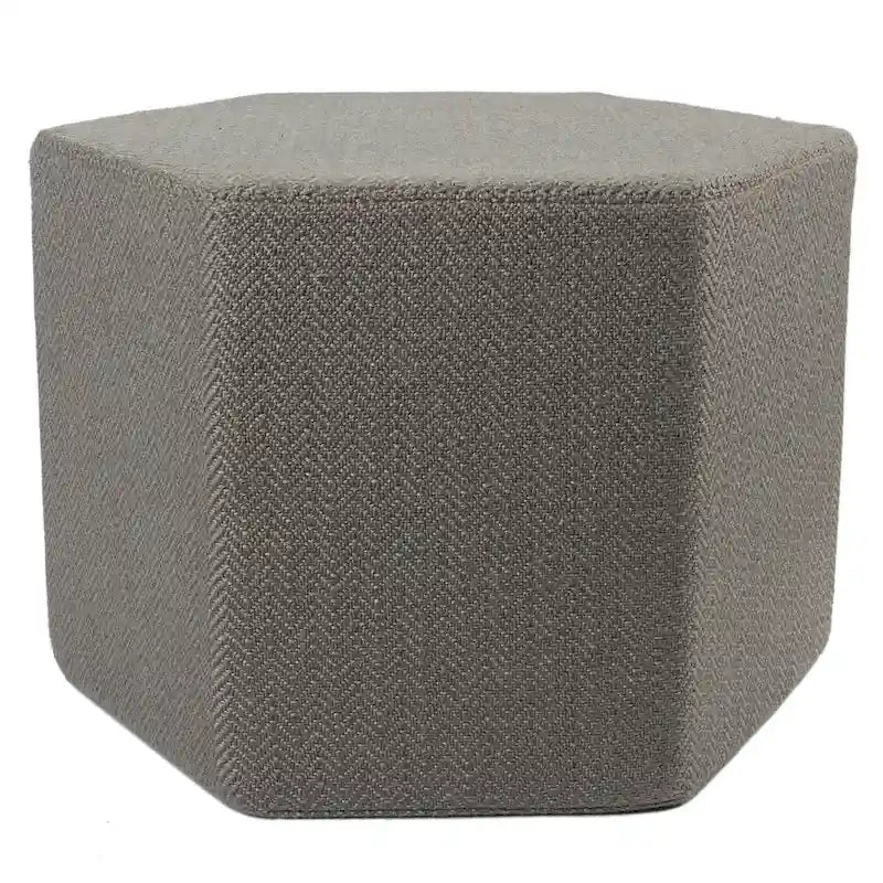 Pouf / Coussin de sol gris uni