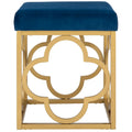 Pouf carré en velours, style marocain