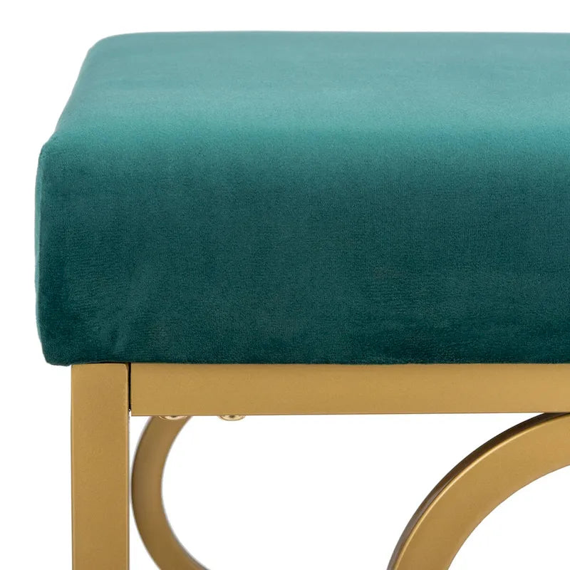 Pouf carré en velours, style marocain