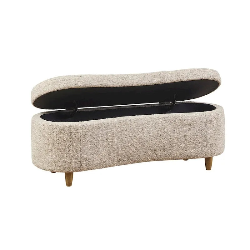 Banc de rangement à abattant Boucle