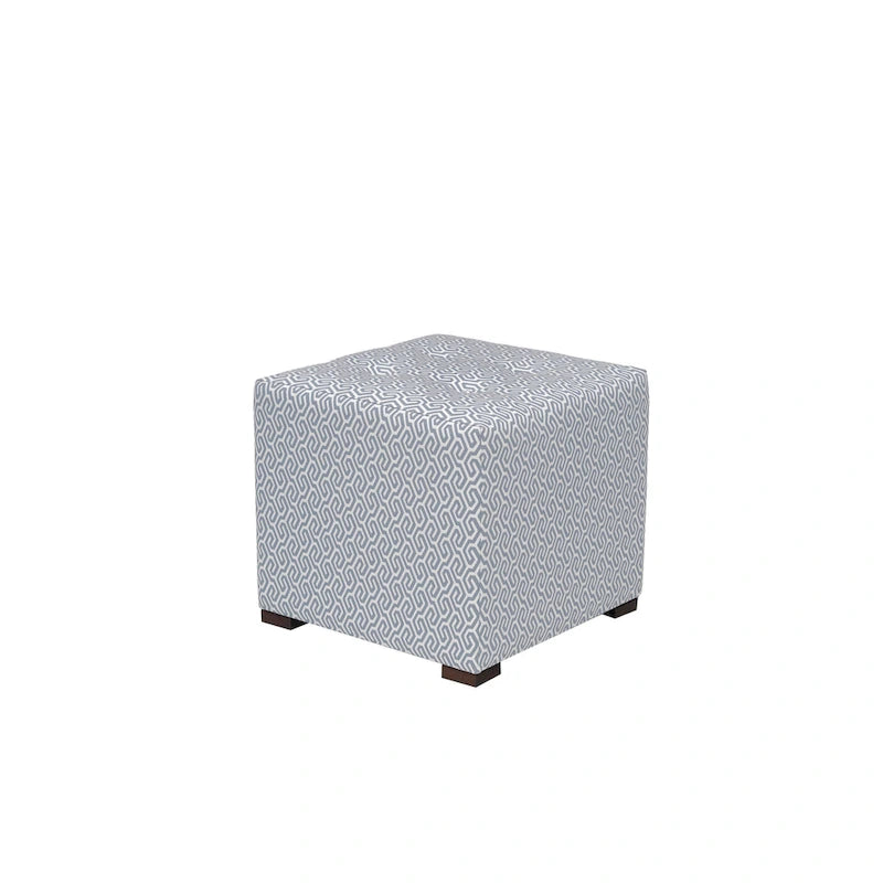 Pouf carré capitonné
