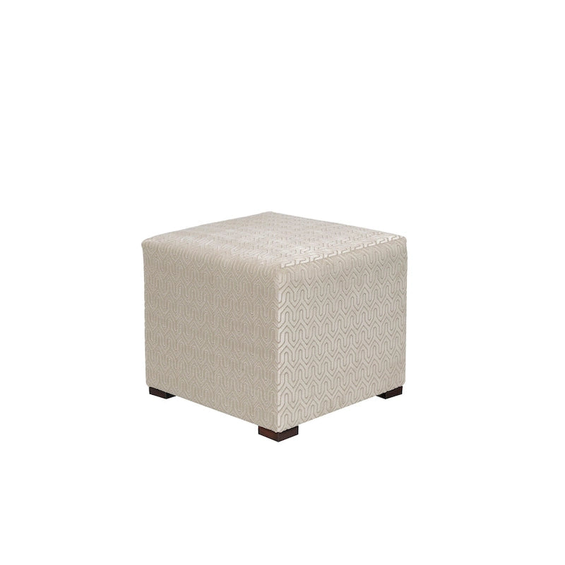 Pouf carré capitonné