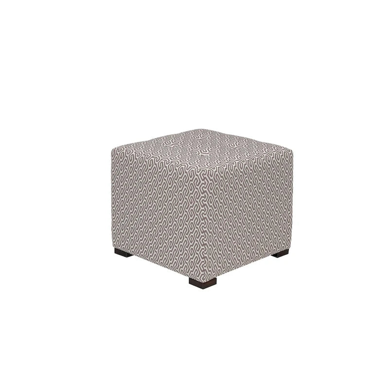Pouf carré capitonné