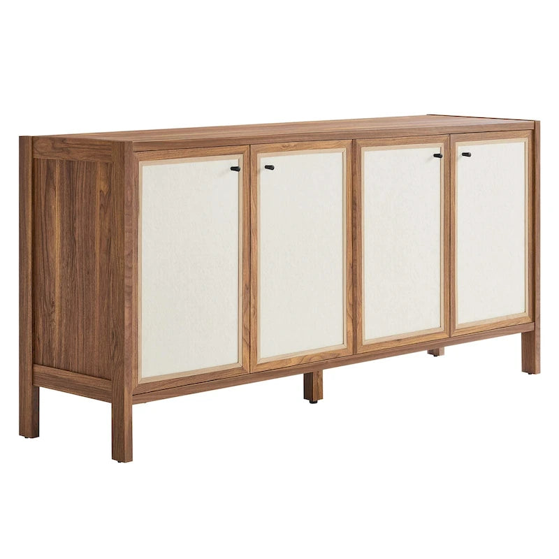 Buffet de rangement 65" grain de bois