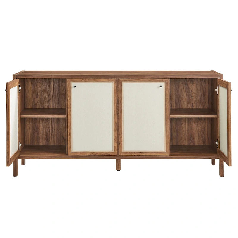 Buffet de rangement 65" grain de bois